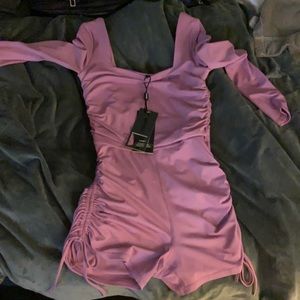 Purple Bo+Tee by ohpolly jumpsuit